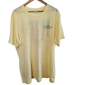 Florida Sunshine State Graphic T-Shirt Retro‎ Style Short Sleeve Top Mens L NWT